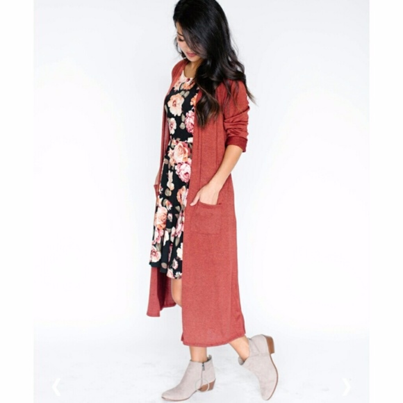 Agnes & Dora | Firenze Rust Lightweight Duster NWT - Picture 2 of 5